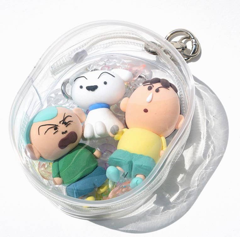 Clear Gacha Pouch Key Ring - Bag Charm | Martinsville Soapworks