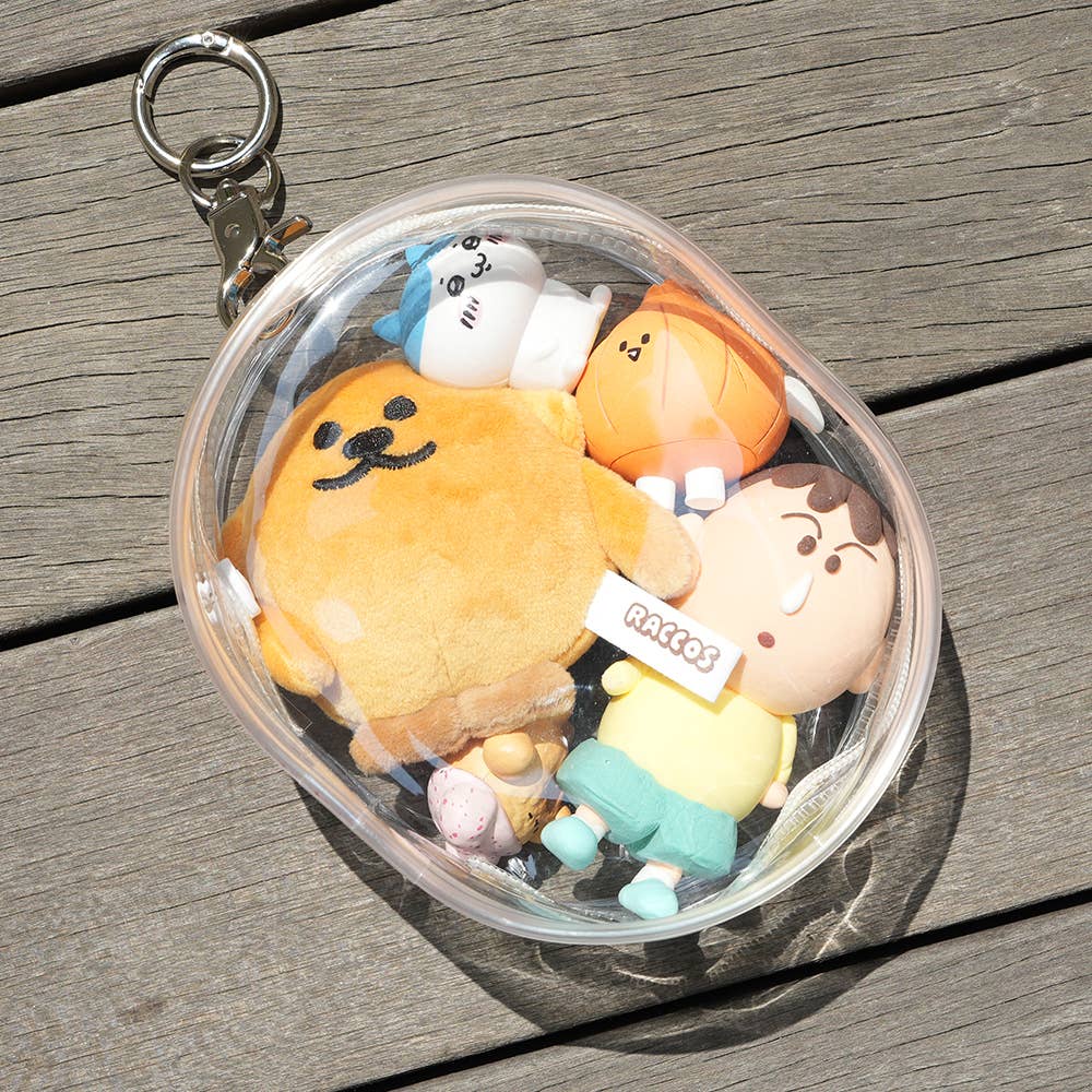 Clear Gacha Pouch Key Ring - Bag Charm | Martinsville Soapworks